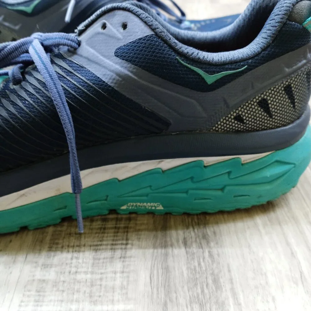 HOKA One One Blue Turquoise Running Shoes Women's 10